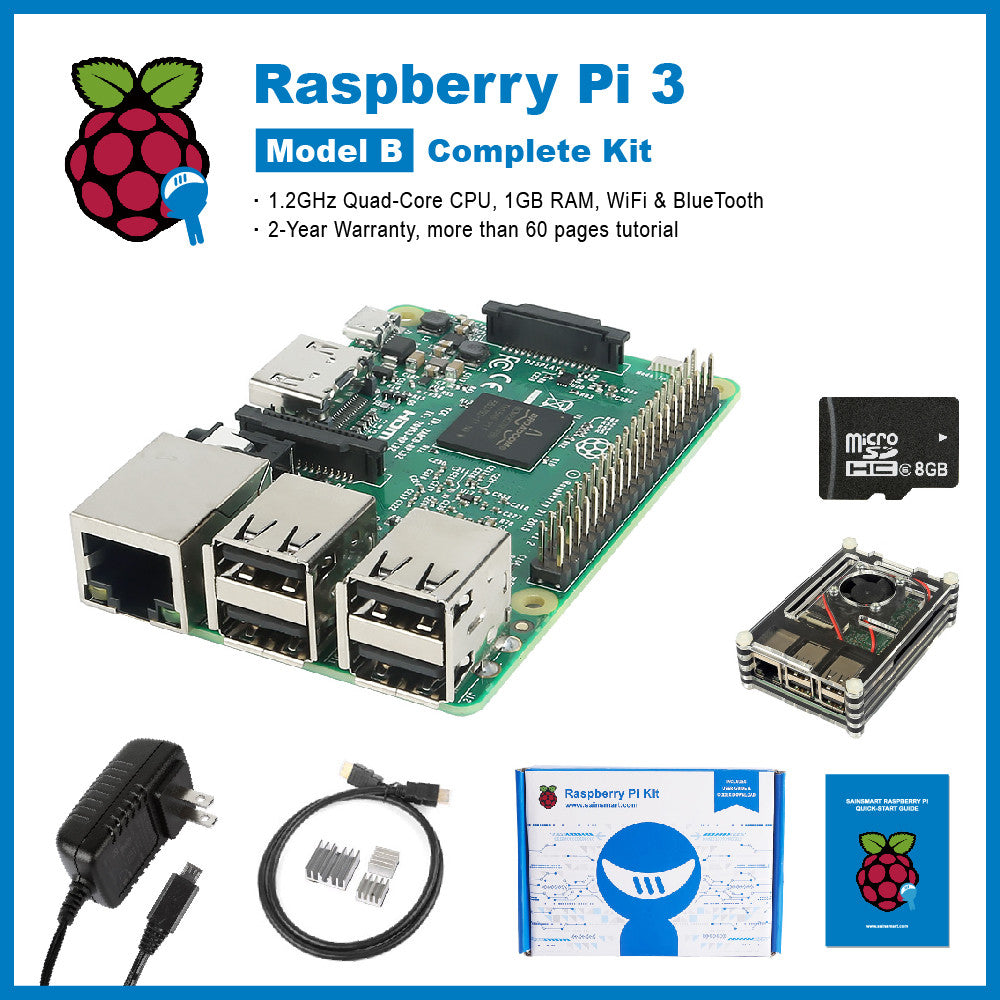 [Discontinued] Raspberry Pi 3 Complete Kit [US ONLY]