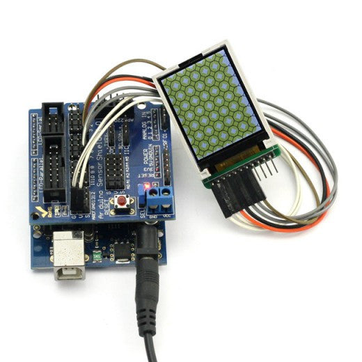 [Discontinued] Sainsmart UNO +1.8''LCD Display +Sensor Shield V5 Module for Arduino Robot AVR