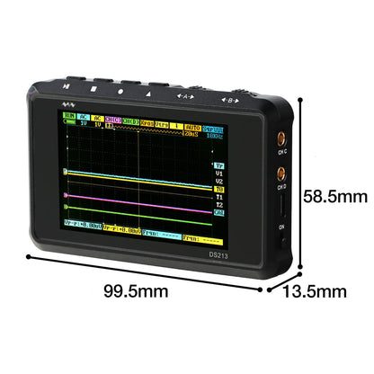 [Hide] DSO213 4-Channels Handheld Mini Digital Oscilloscope