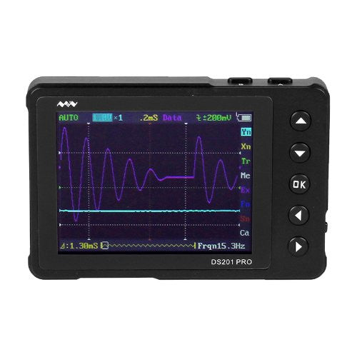 [Discontinued] SainSmart ARM DSO201 PRO Digital Storage Oscilloscope 8M Memory Metal Shell Handheld Portable KO DSO NANO V3