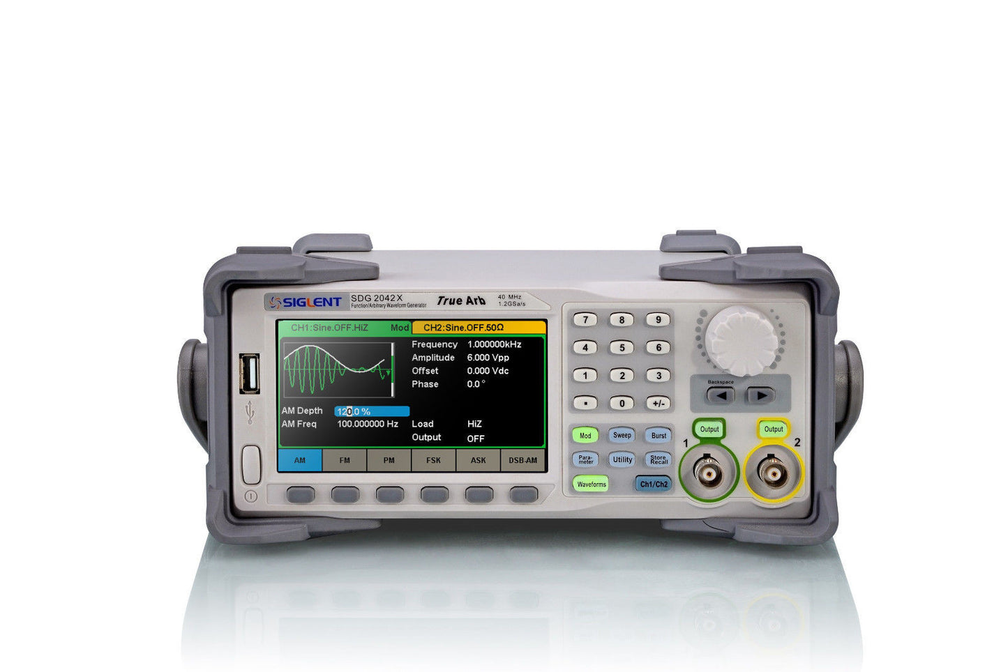 [Discontinued] Siglent SDG2082X Function/Arbitrary Waveform Generator 80MHz 2 channels 1.2GSa/s