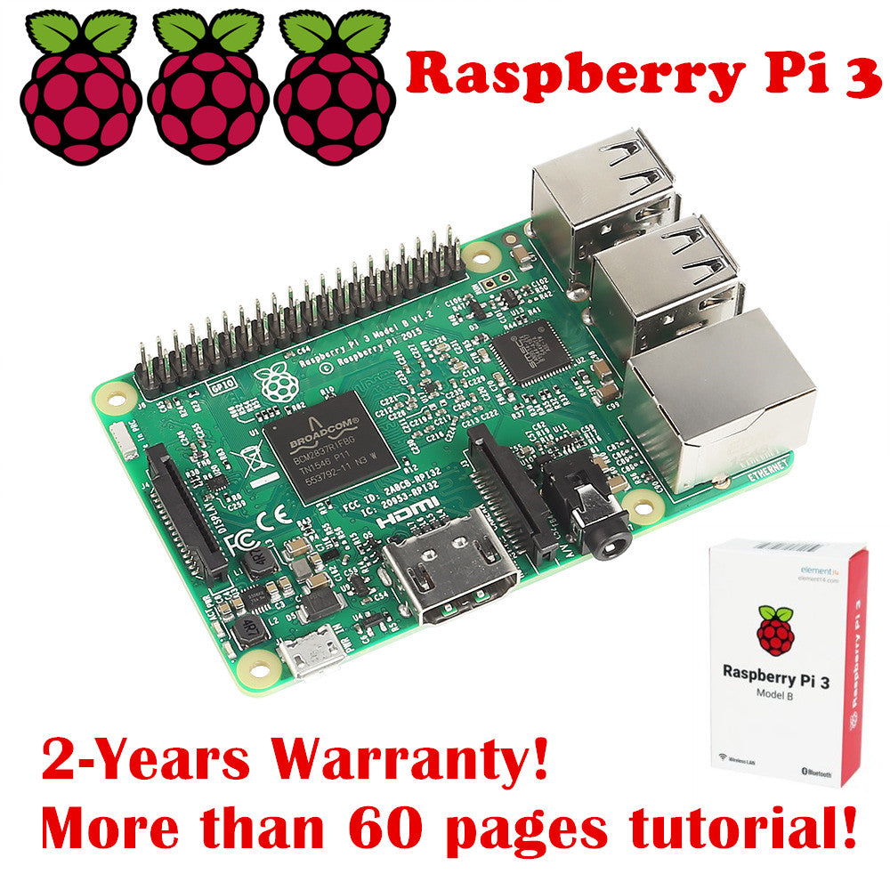 [Discontinued] Raspberry Pi 3 Model B Quad-Core 1.2 GHz [US only]