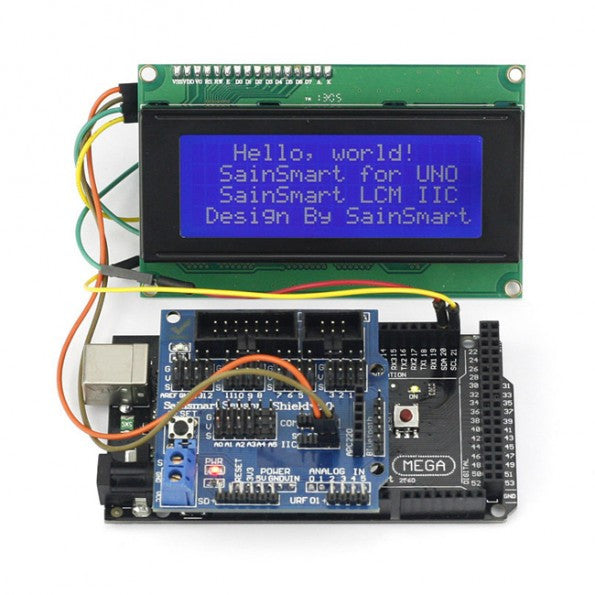 [Discontinued] SainSmart 2560 R3+ Sensor V5 + LCD2004 For Arduino UNO MEGA R3 Mega2560 Duemilanove Nano Robot