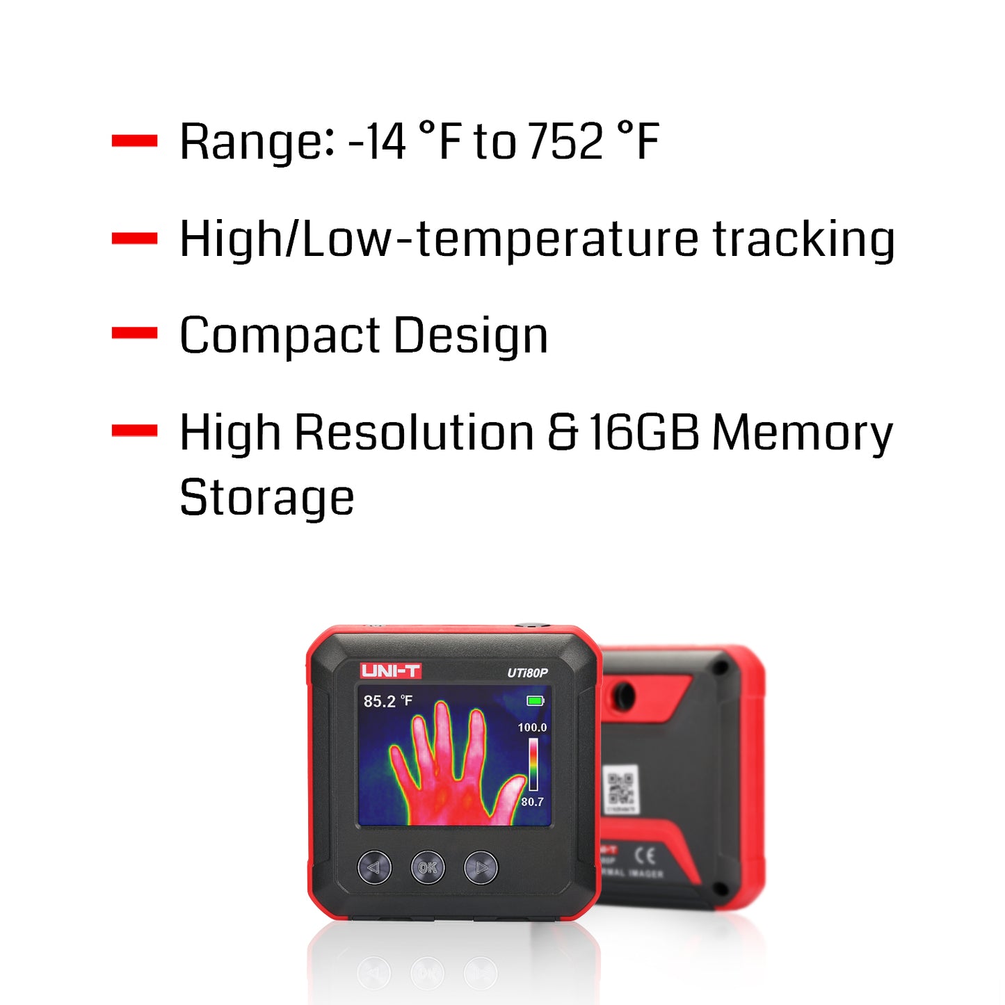 [Discontinued] UNI-T UTi80P Mini Infrared Thermal Camera