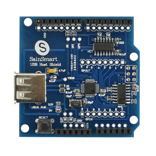 [Discontinued] SainSmart USB Host Android ADK Shield 2.0 For Arduino Uno Mega R3 Mega 2560 Duemilanove Nano Robot