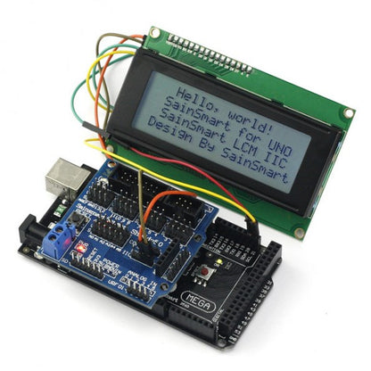 [Discontinued] SainSmart 2560 R3+ Sensor V5 + LCD2004 White For Arduino UNO MEGA R3 Mega2560 Duemilanove Nano Robot