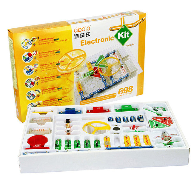 [Discontinued] Dbolo SK-10C 54-Piece Set Essential Electronic Learning Kit, 698 Experiments