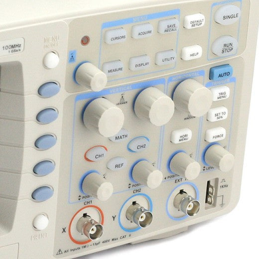 [Discontinued] ATTEN ADS1102CA 100MHz  1GSa/s Dual-Channel 5.7'' LCD 40Kpts Digital Oscilloscope