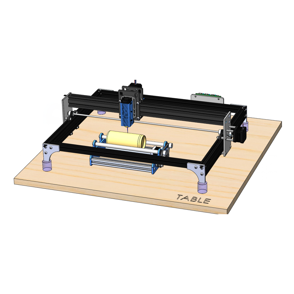 [Open Box] Laser Rotary Roller for Engraving Cylindrical Objects