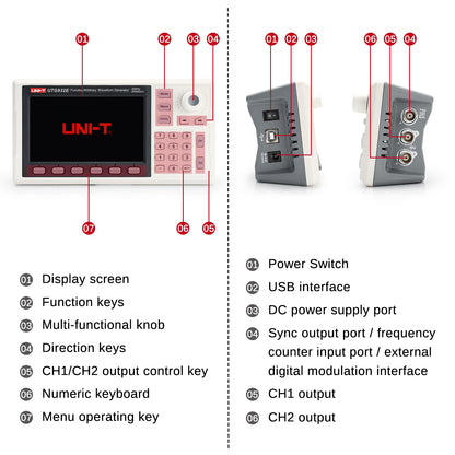 [Discontinued] UNI-T UTG932E Function/Arbitrary Waveform Generator