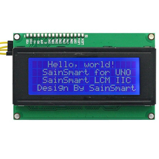 [Discontinued] SainSmart UNO R3 Improved Version+IIC LCD2004+Sensor Shield V5 for Arduino UNO R3 Duemilanove Nano Robot