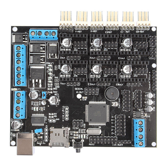 [Discontinued] Megatronics + A4988 LCD2004 Controller + Heatbed Endstop Kit For Reprap 3D Print