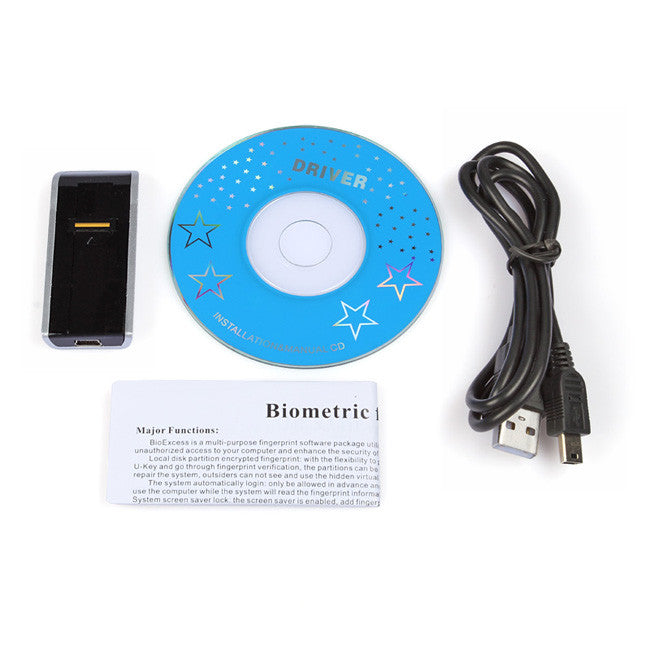 [Discontinued] USB Biometric Fingerprint Reader Password Lock Security For Laptop PC Computer