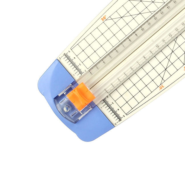 [Discontinued] Jielisi A4 guillotine Paper Cutter Trimmer White-Blue