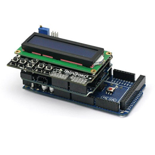 [Discontinued] Sainsmart  Arduino Mega ATmega2560 + SainSmart Sensor Shield V4 + SainSmart XBee Shield + SainSmart LCD Keypad Shield for Arduino UNO MEGA R3