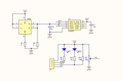 [Discontinued] MQ-2 Gas Sensor for LPG Propane Hydrogen