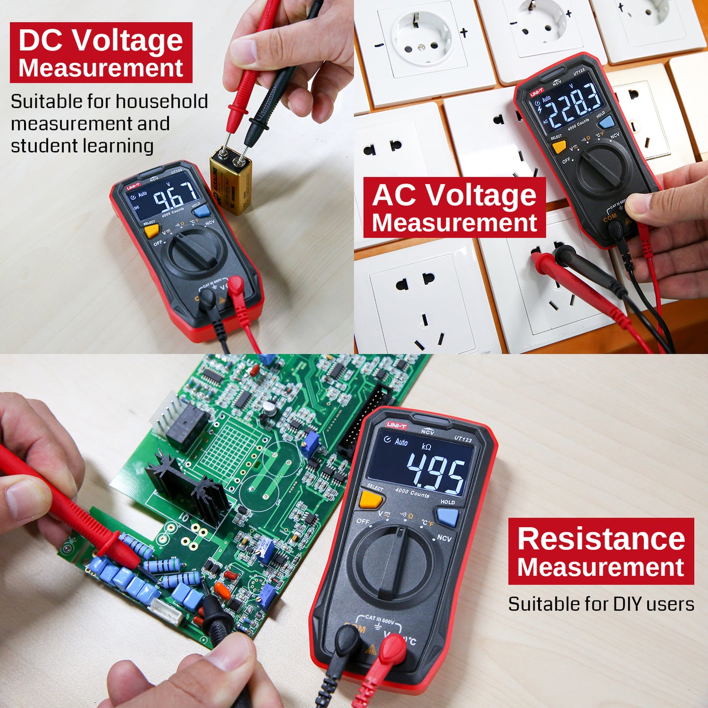 [Discontinued] [Open Box] UNI-T UT123 Auto-Ranging Digital Multimeter