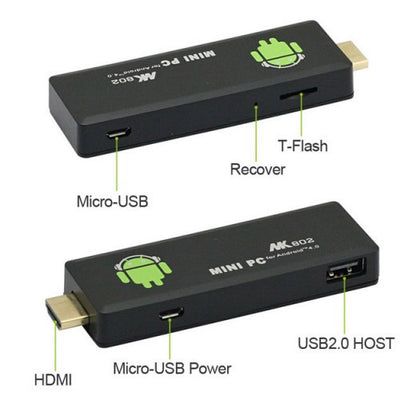 [Discontinued] MK802 II 3rd Generation Android 4.0.4 Mini PC Google TV Box Internet Wifi Player