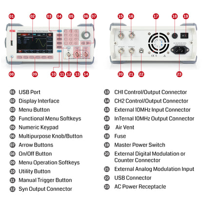 [Discontinued] UNI-T UTG2025A Function/Arbitrary Waveform Generator