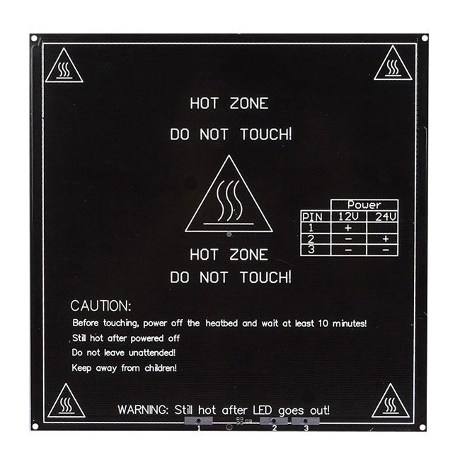 [Discontinued] SainSmart RepRap MK2B 3D printers Dual Power PCB HeatBed Heat Bed 12/24V Updated Version of MK2A