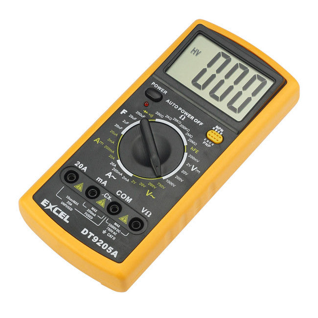 [Discontinued] Digital Multimeter DT9205A Voltmeter Ammeter Ohmmeter Tester Measurer