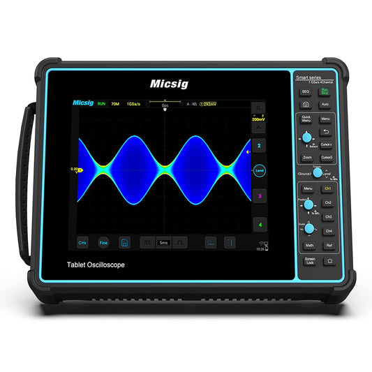 Micsig Digital Tablet Storage Oscilloscope 100MHz 4CH, Upgrade Version STO1004 of TO1104