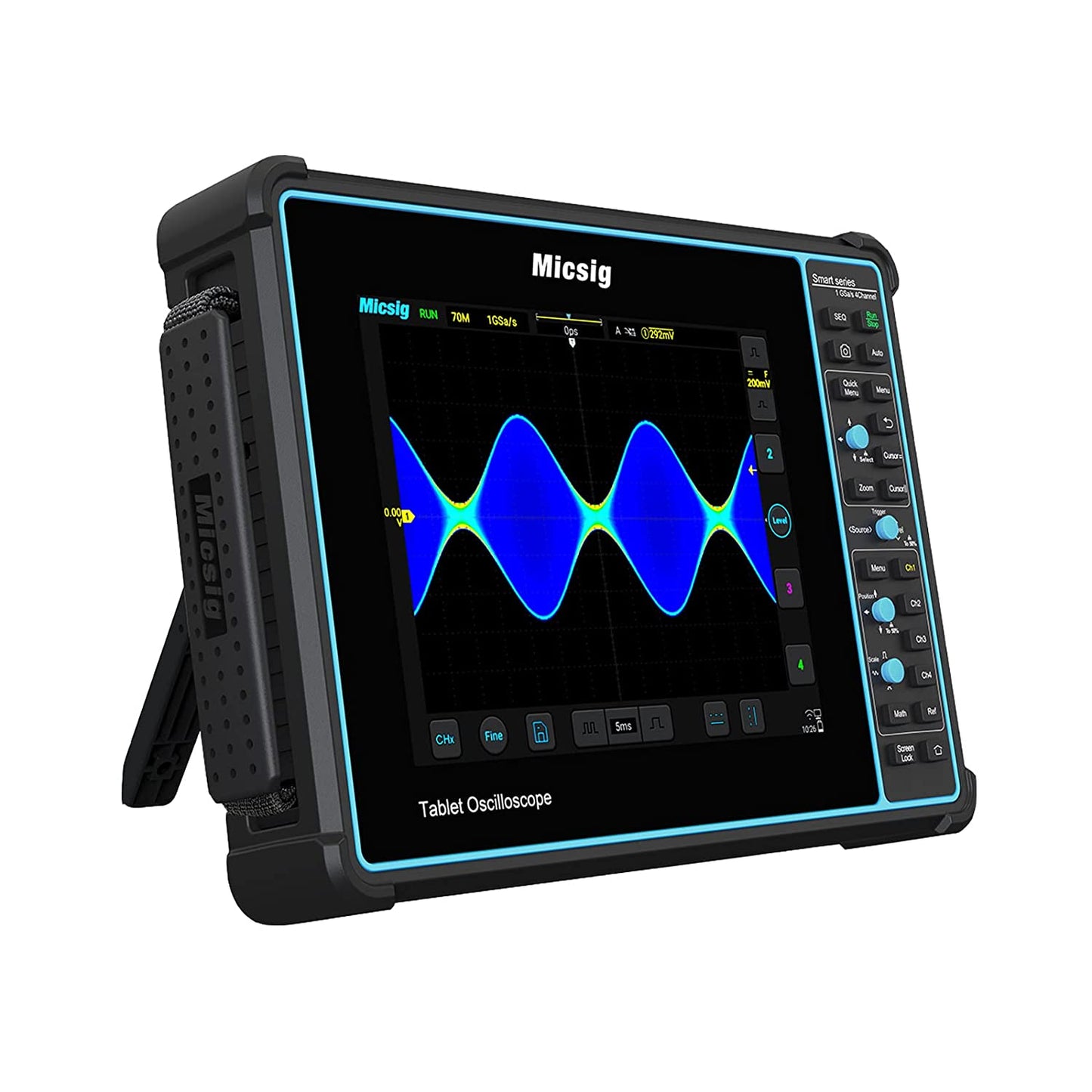 Micsig Digital Tablet Storage Oscilloscope 100MHz 4CH, Upgrade Version STO1004 of TO1104