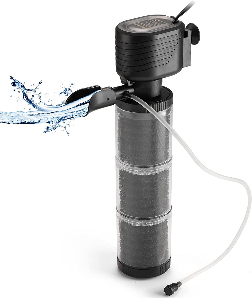 XpertMatic Quiet 2-3 Stages Aquarium Filter – SainSmart.com