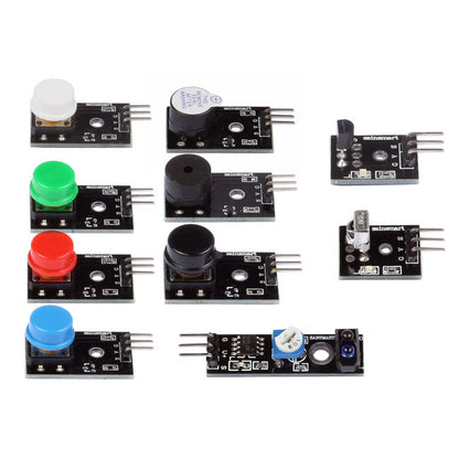 [Discontinued] 20 in 1 Sensor Modules Kit for Arduino ( Work with All Arduino Boards)