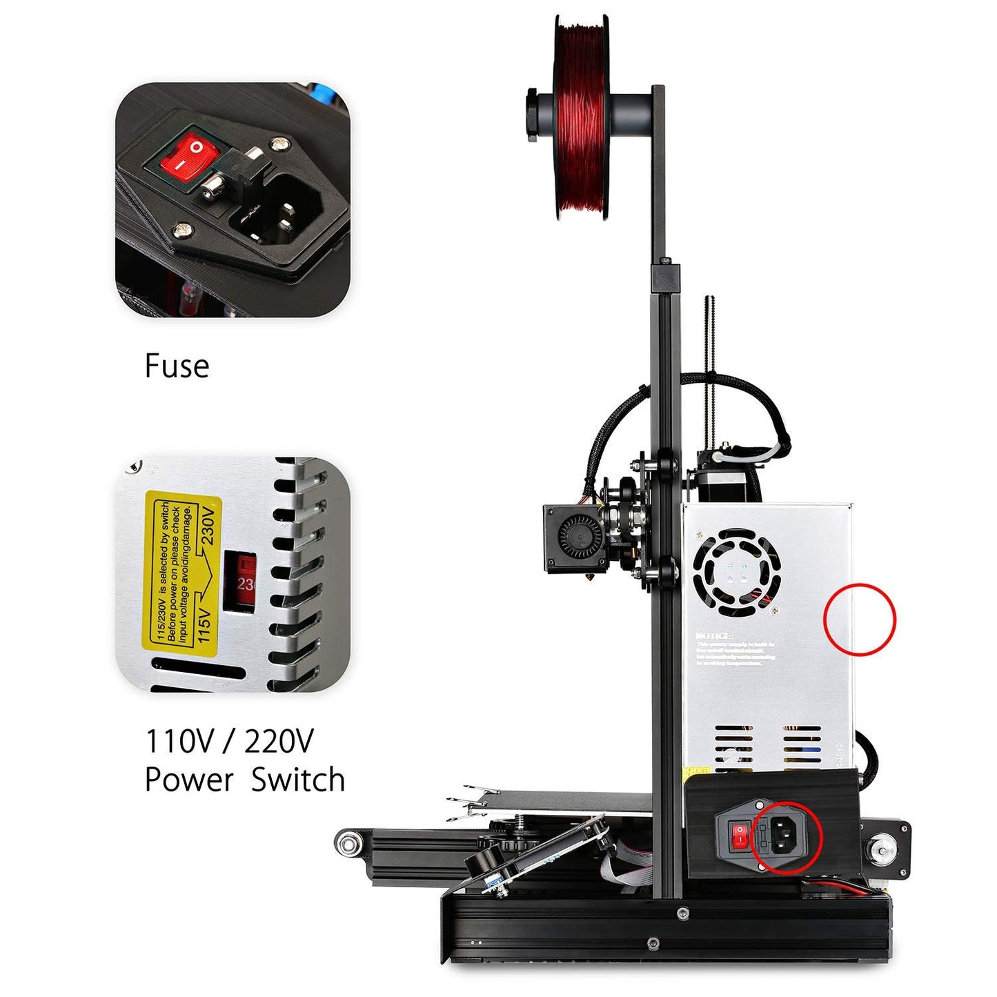 [Discontinued] SainSmart x Creality Ender-3 3D-Drucker, für Home & School Verwendung