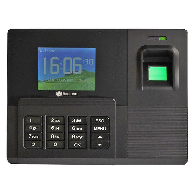 [Discontinued] Realand ZDC30 2.8" HD Color Fingerprint Time Attendance Clock Employee Payroll R