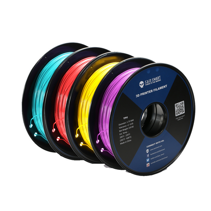 Neon Color TPU Filament Bundle Kit, Cyberpunk Color 1.75mm 0.8kg/1.76lb