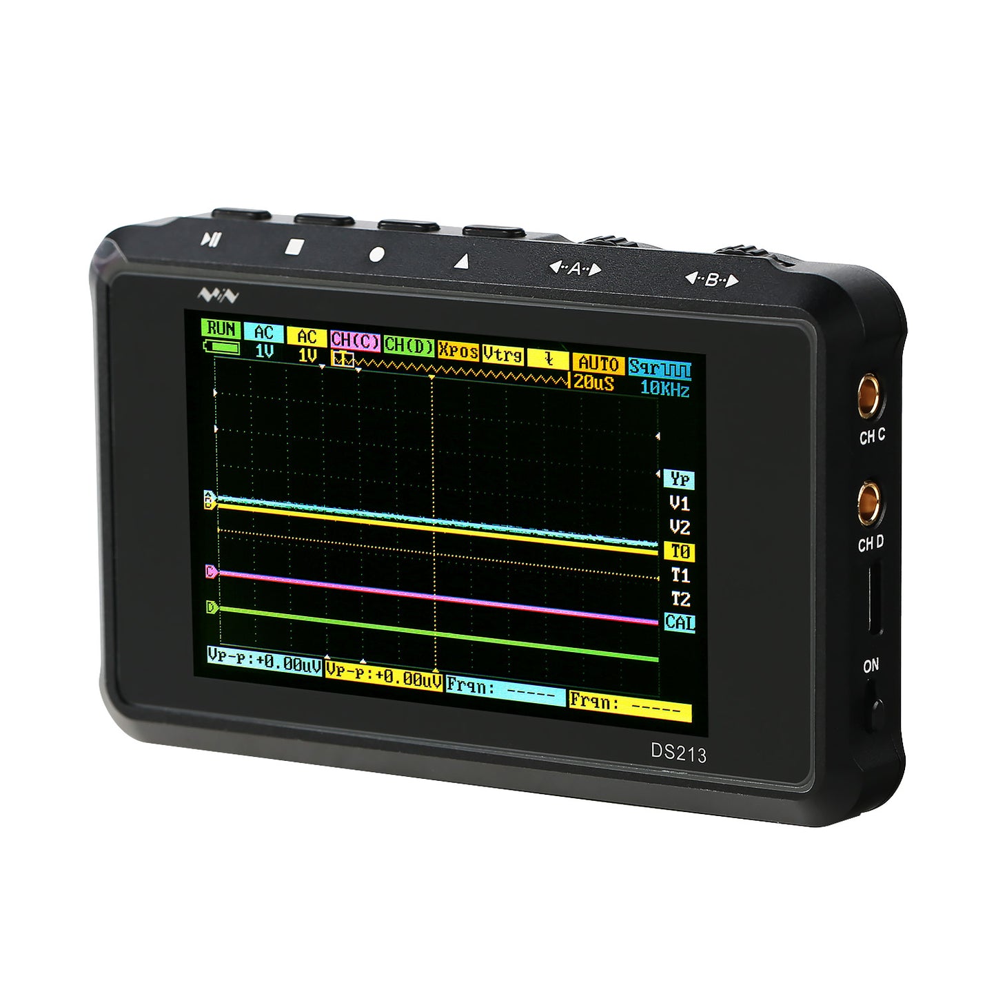 [Discontinued] [Open Box] SainSmart DSO213 4-Channels Handheld Mini Digital Oscilloscope