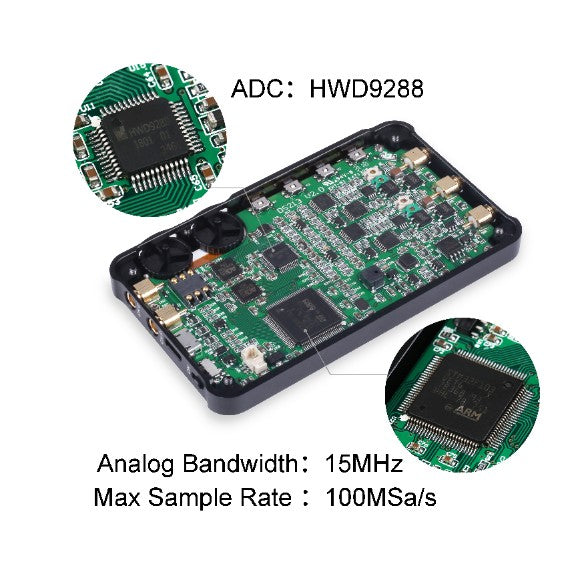 [Hide] DSO213 4-Channels Handheld Mini Digital Oscilloscope