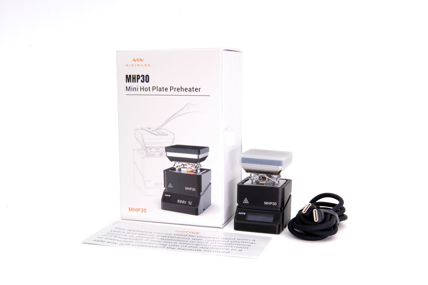 MINIWARE 60W Mini Hot Plate Preheater Soldering Station