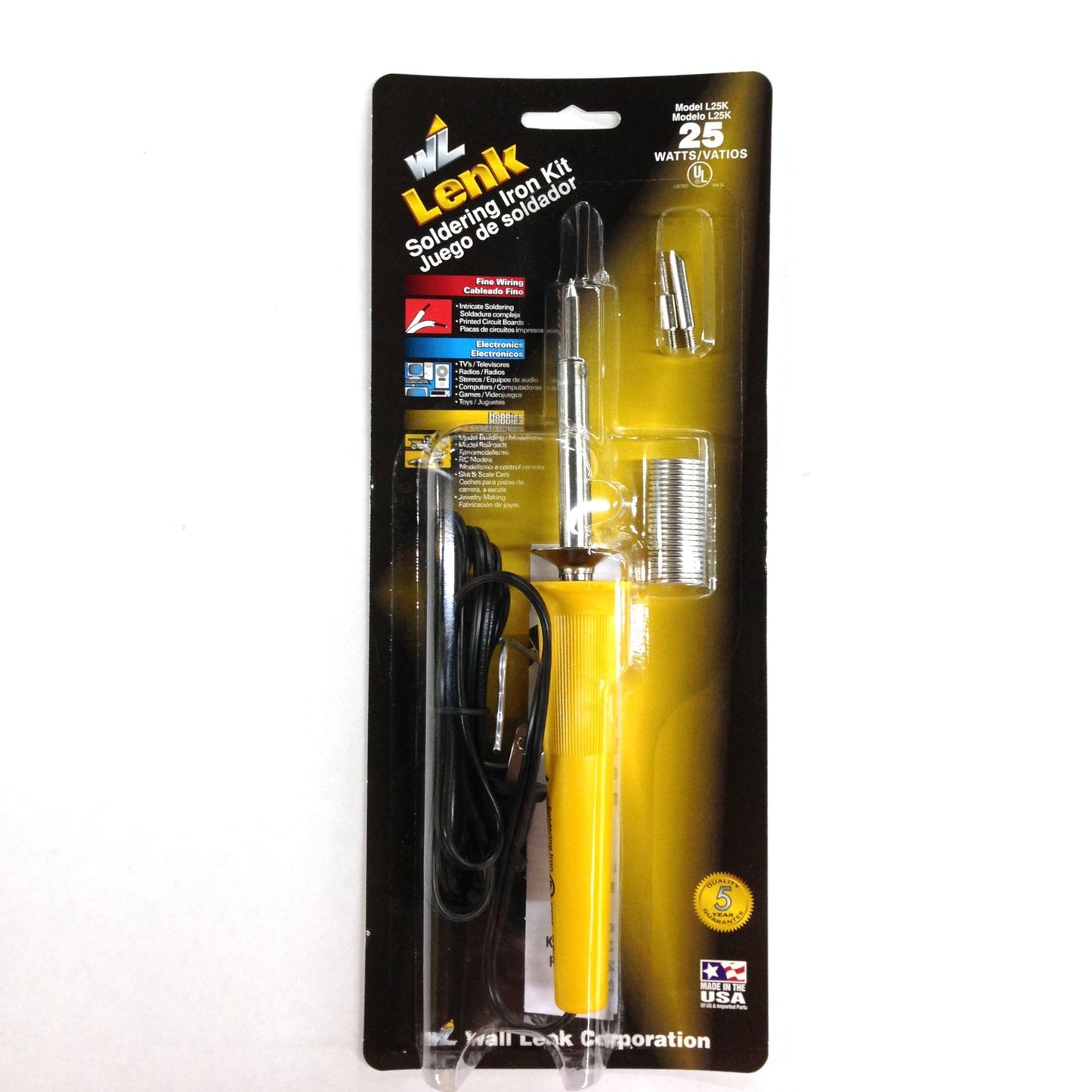 Wall Lenk 25 Watt Soldering Iron Kit, L25K