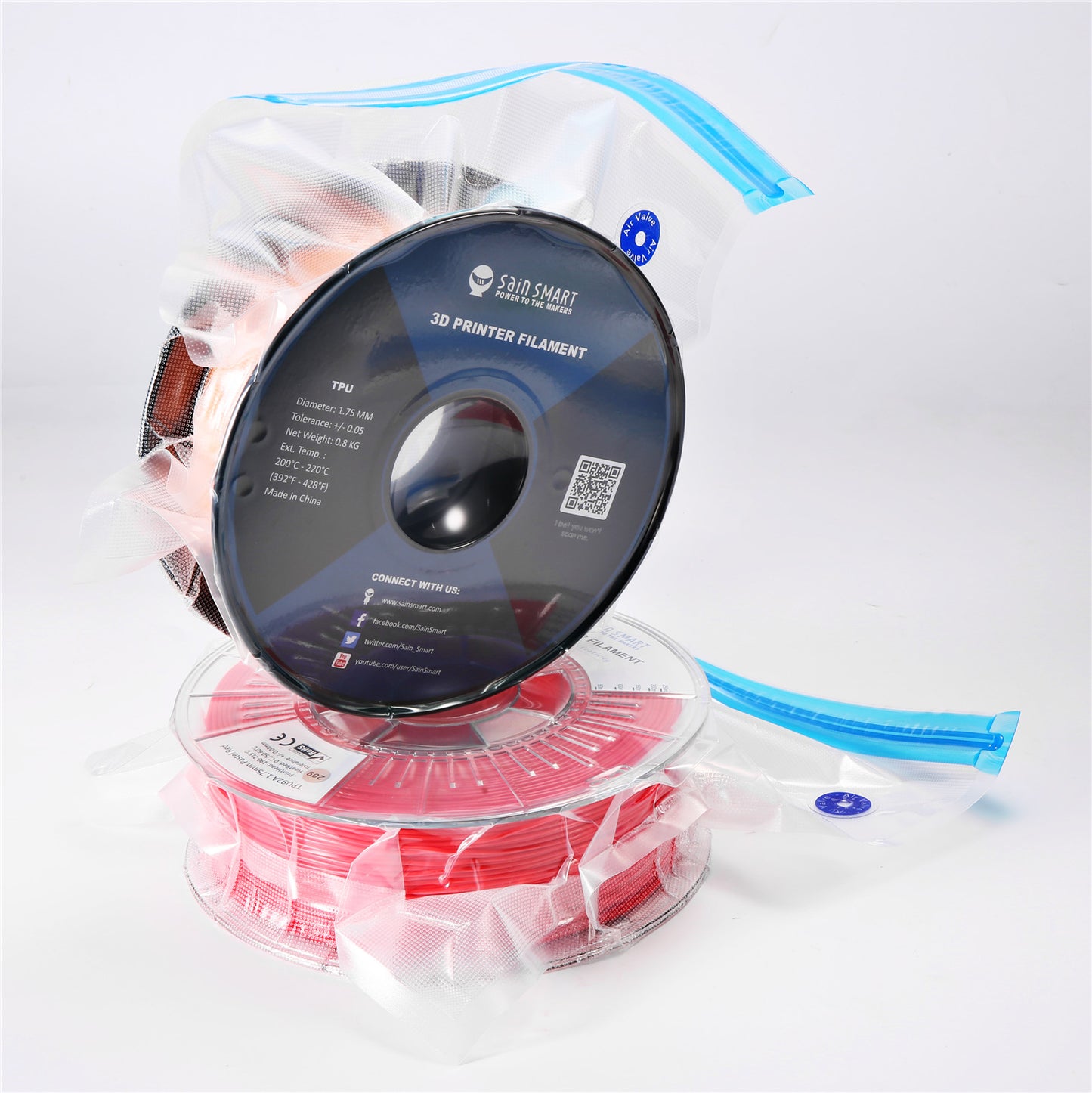 eVacuum Sealed Bags Filament Storage Kit, for 1 Spool & 2 Spools