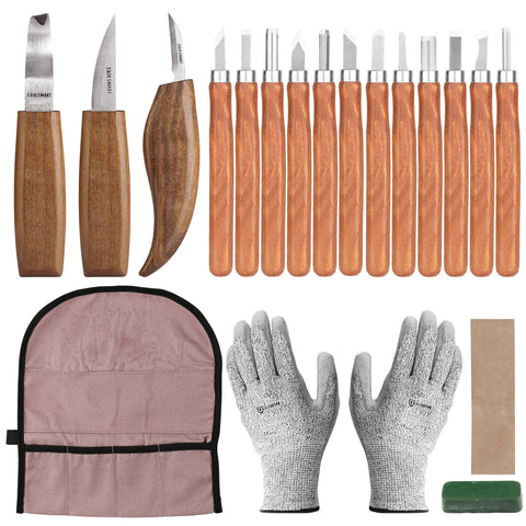 10Pcs Wood Carving Knife Set Beginner Kit, Convenient Tools Set Cut  Resistant Gloves Spoon Carving Hook Knife, Wood Carving Whittling Knife,  Chip