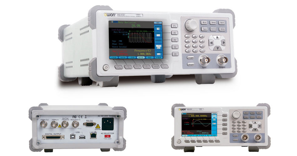 [Discontinued] Owon AG1022 25 MHz, 2 Ch DDS Arbitrary Waveform Generator