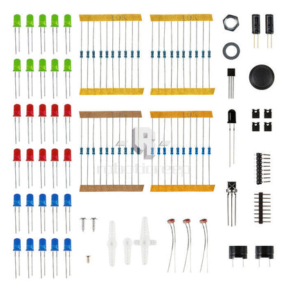 [Discontinued] Full Edition UNO R3 Starter Kit for Arduino 1602LCD RFID Servo Relay PIR Adapter