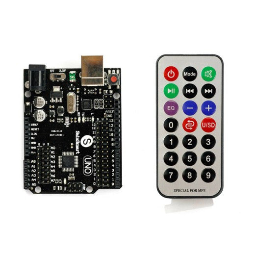 [Discontinued] SainSmart UNO R3 MEGA328P-AU SMD Starter Kit with 16 Basic Arduino Tutorial Projects for Beginner