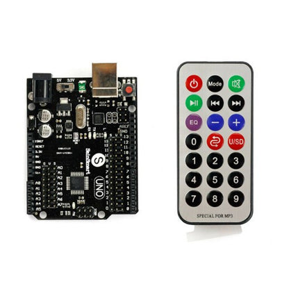 [Discontinued] SainSmart UNO R3 MEGA328P-AU SMD Starter Kit with 16 Basic Arduino Tutorial Projects for Beginner