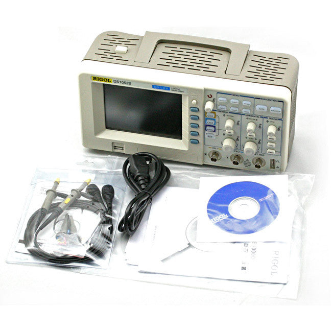 [Discontinued] Rigol DS1052E 50MHz 2 Channels 1GSa/sec Plus USB Storage Digital Oscilloscope