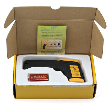 [Discontinued] Non-Contact Laser Point IR Infrared LCD Digital Thermometer 9v Battery Inclued