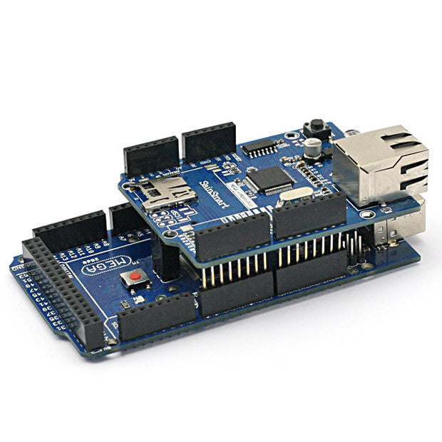 [Discontinued] Mega2560+Ethernet Shield Kit for Arduino ATMEGA8U2 W5100