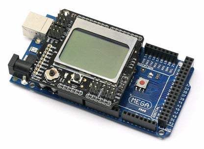 [Discontinued] SainSmart Mega2560+LCD 4884 Shield For Arduino AVR ATMEGA ATMEL ATMEGA2560 MCU