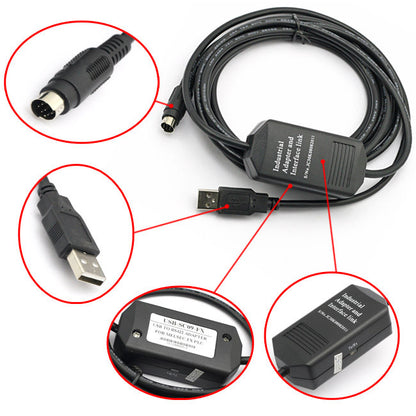 [Discontinued] PLC Programming Cable for Mitsubishi MELSEC USB TO RS422 ADAPTER, USB-SC09-FX