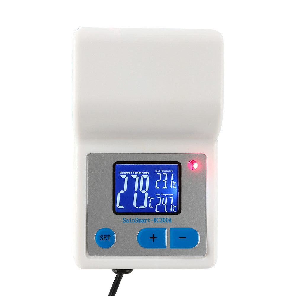 [Discontinued] SainSmart RC300A Digital Temperature Controller Thermostat, AC110V-240V, 1 Relay with Sensor, - 55℃~125℃ Plug and Use