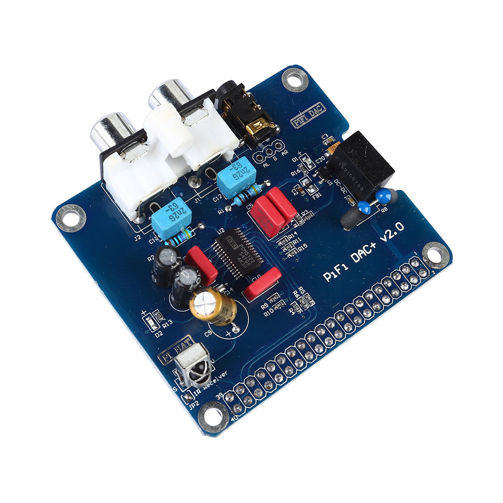 [Discontinued] Hi-Fi DAC Audio Sound Card Module I2S LED interface for Raspberry Pi 3 Pi 2 B+