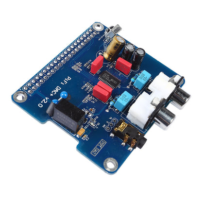 [Discontinued] Hi-Fi DAC Audio Sound Card Module I2S LED interface for Raspberry Pi 3 Pi 2 B+